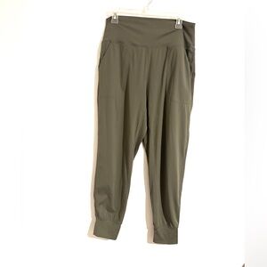 Gradual Size L Army Olive Green Women's Sporty High-Waisted Align Joggers
